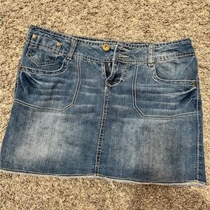 Y2K Denim Mini Skirt